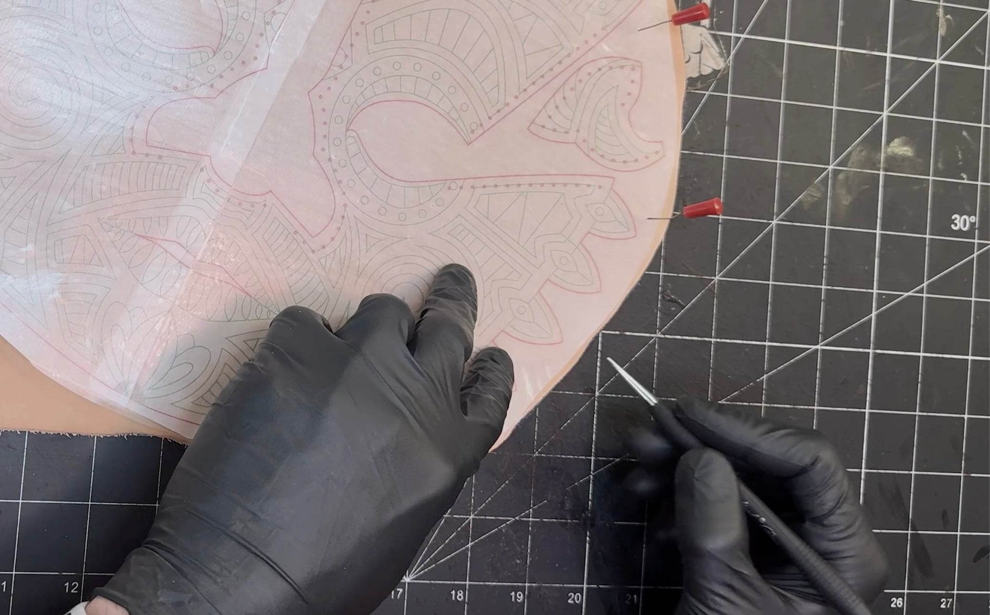 Leather Tribal Mask Printable Pattern Bundle — Intermediate + Advanced - 