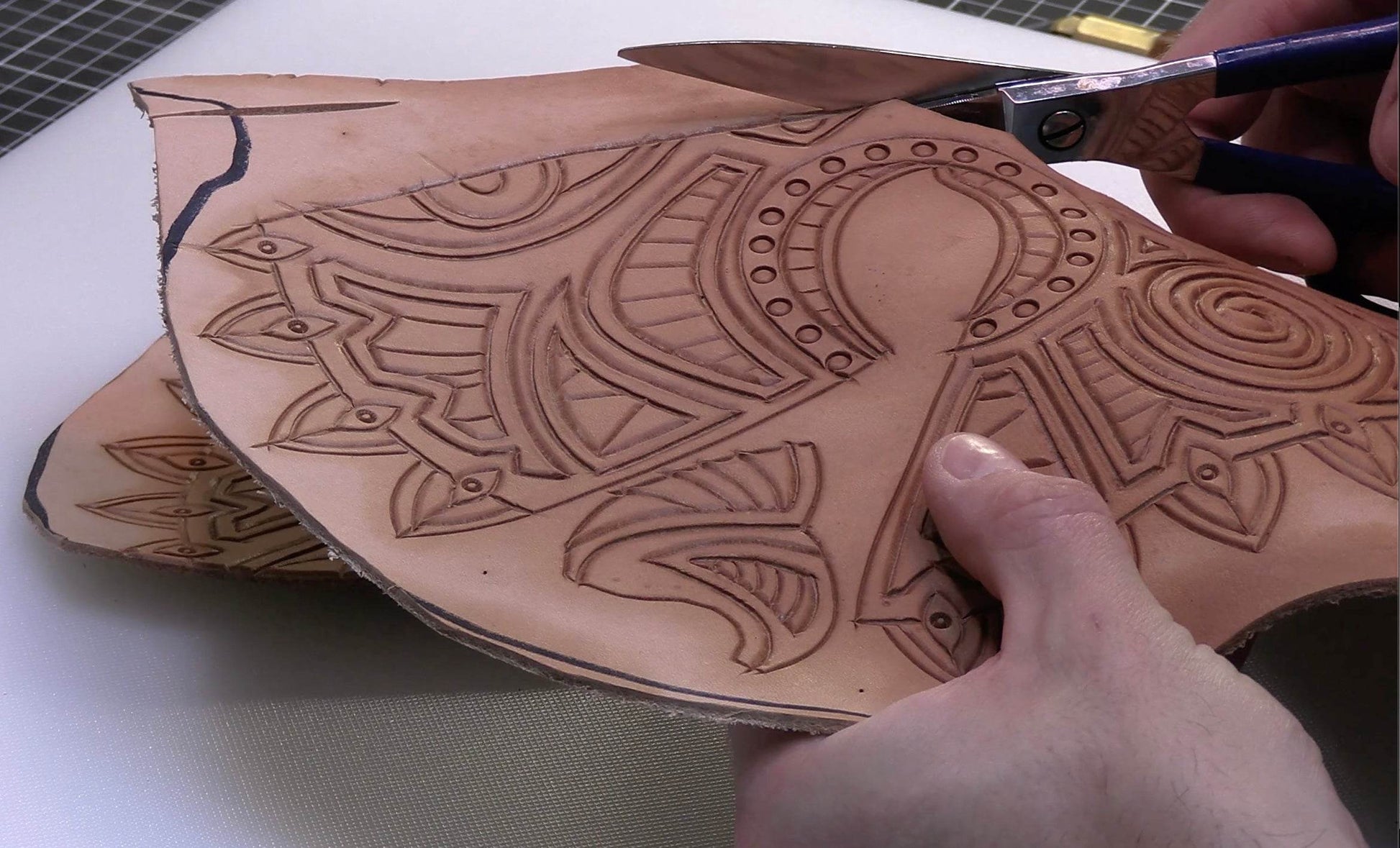 Leather Tribal Mask Printable Pattern Bundle — Intermediate + Advanced - 