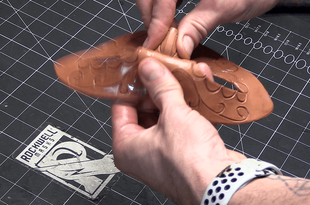 4-Pack Leather Masquerade Mask Printable Pattern Bundle - 