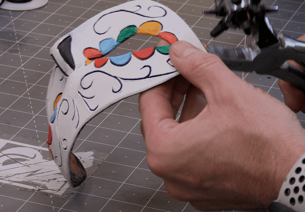 4-Pack Leather Masquerade Mask Printable Pattern Bundle - 