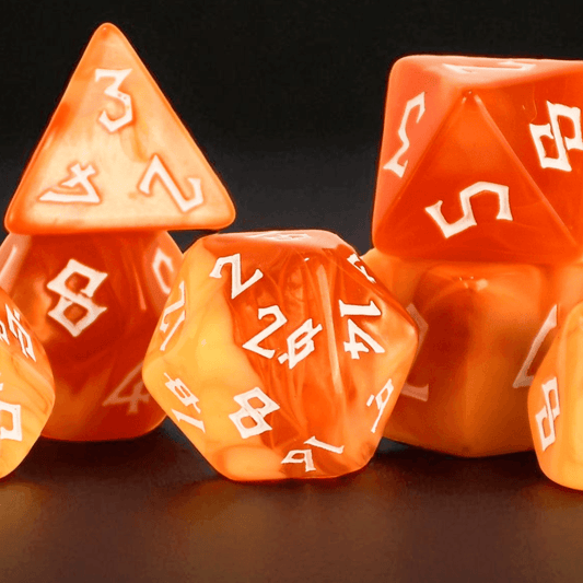 Screwdriver Cocktail Acrylic Dice Set - 