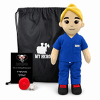 My Hero™ Medical Hero Scrubs | Custom Recordable Plush