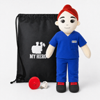My Hero™ Medical Hero Scrubs | Custom Recordable Plush