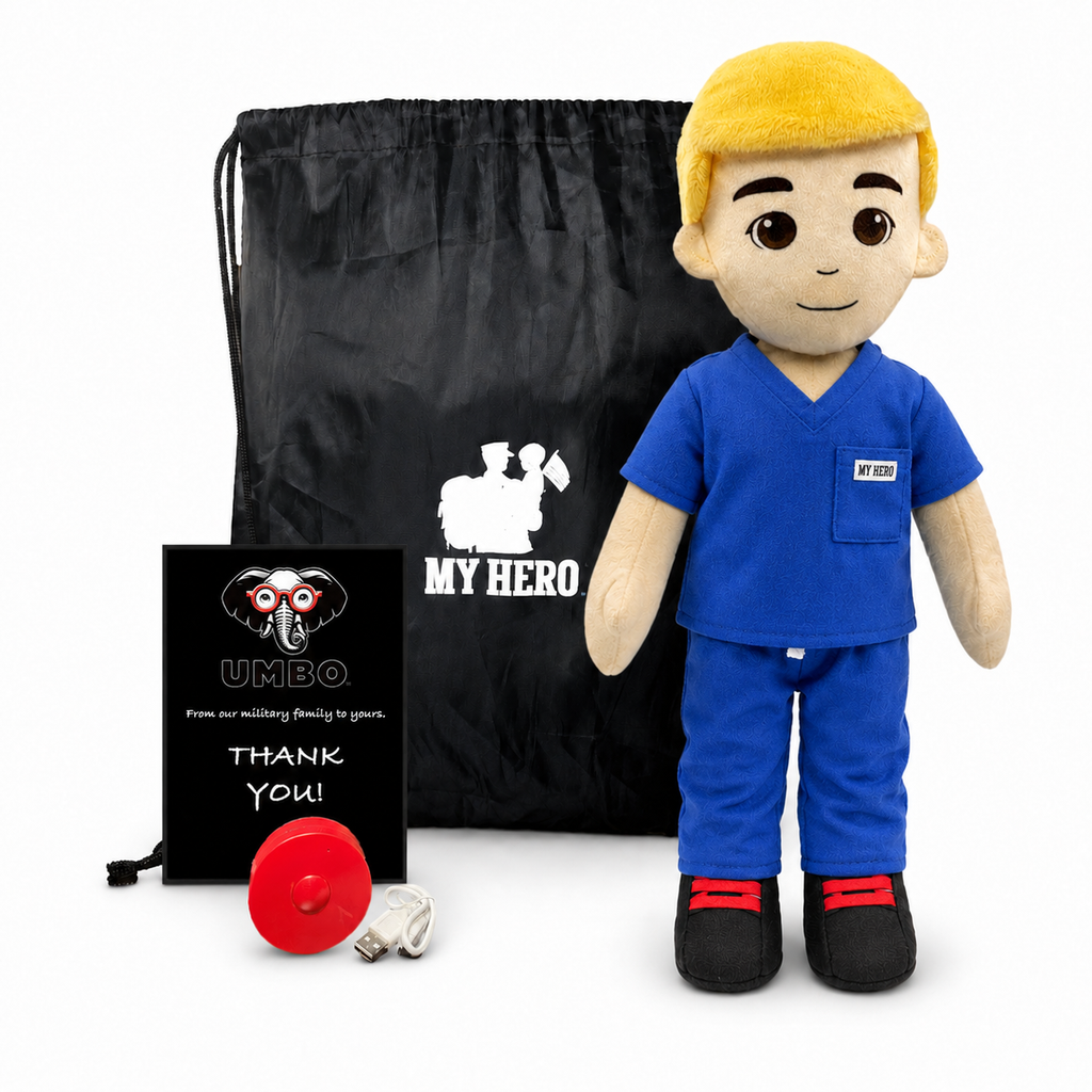 My Hero™ Medical Hero Scrubs | Custom Recordable Plush