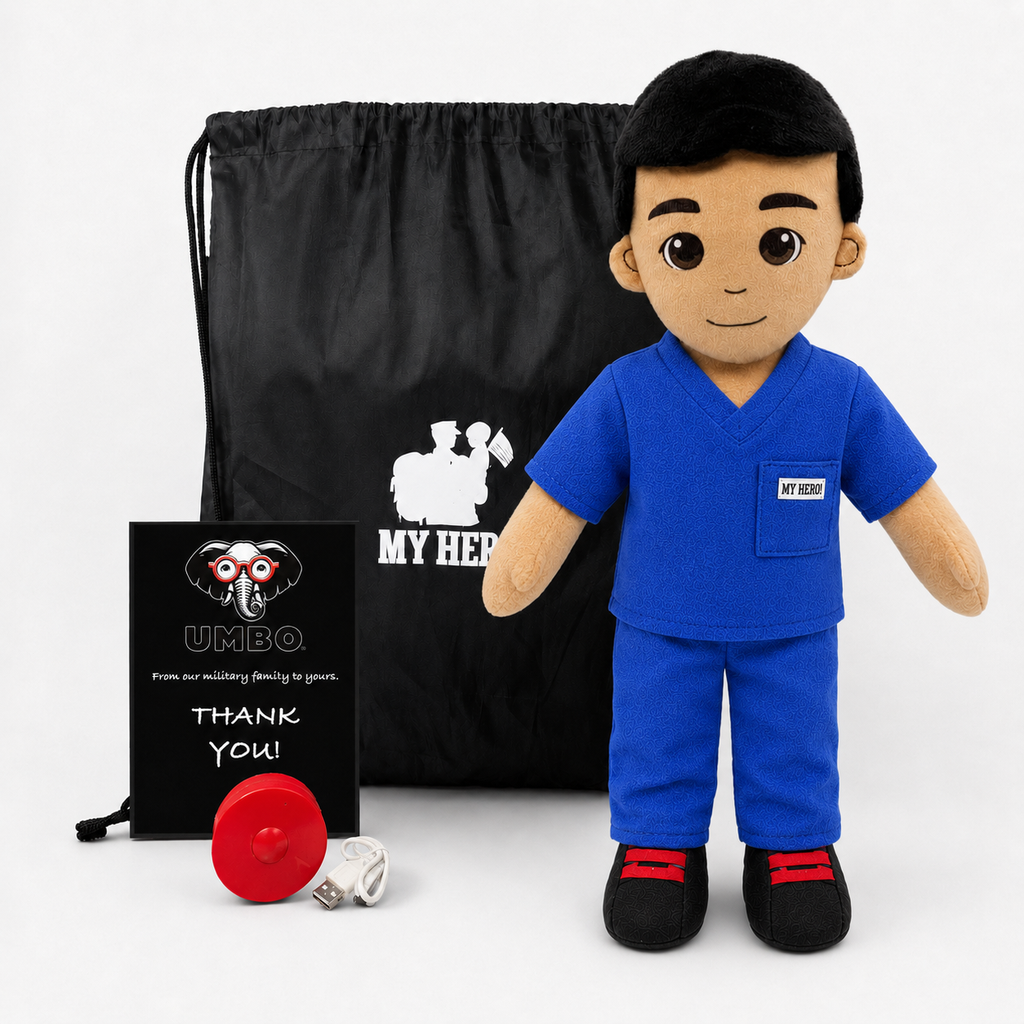 My Hero™ Medical Hero Scrubs | Custom Recordable Plush