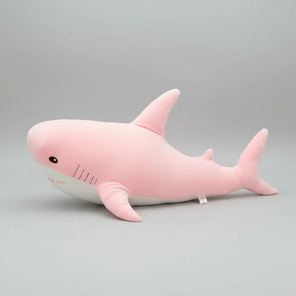Kawaii Shark Plush Pillow – Super Soft Stuffed Animal Cuddle Toy