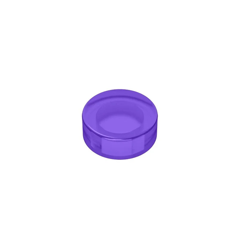 Gobricks GDS-612 Flat Tile 1x1 Round | Compatible Building Block