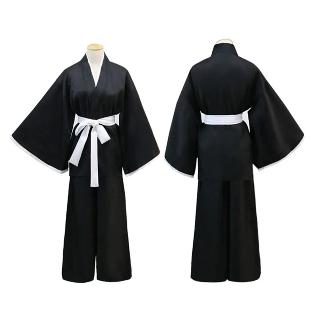 Costume de blanchiment Anime Kuchiki Rukia Cosplay Rukia Kuchiki, ensembles d'uniformes de perruques et de Kimono, vêtements Die Pa