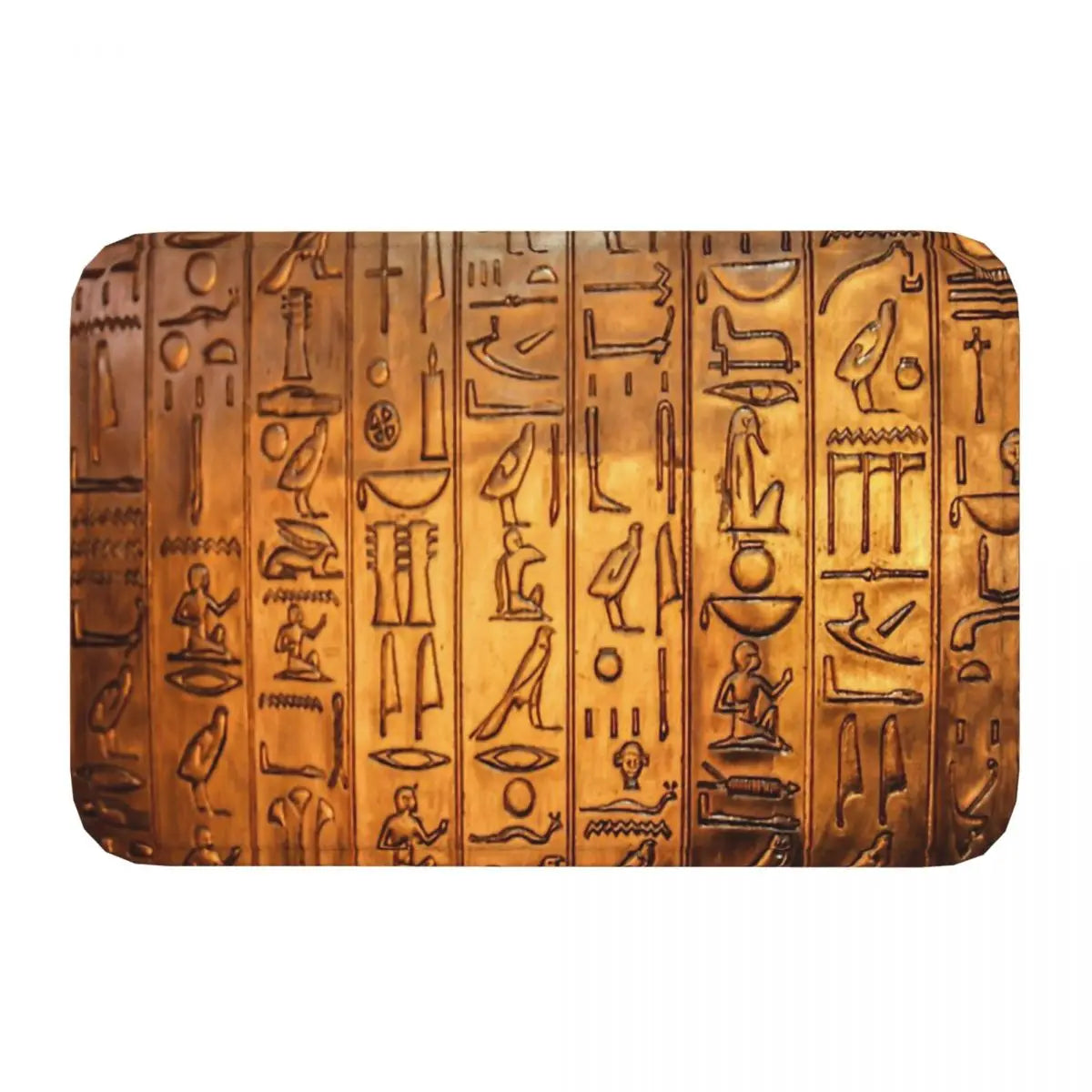 Tapis de chambre à coucher égyptien antique, paillasson Vintage avec hiéroglyphes, pour salon, porte d'entrée, décoration de maison