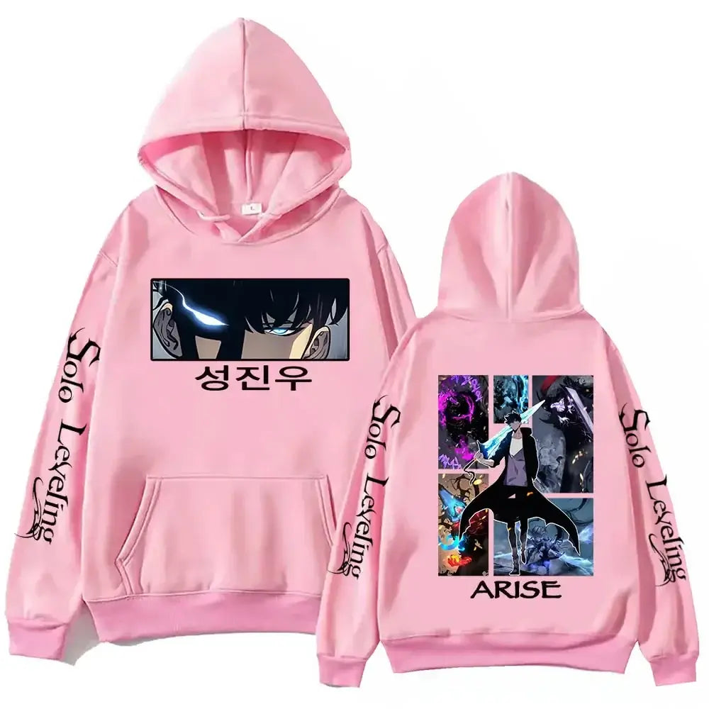 Solo Leveling Hoodie Hot Anime Harajuku Pullover