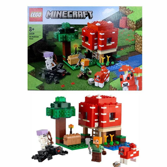 LEGO 21179 Minecraft The Mushroom House Set - LEGO21179
