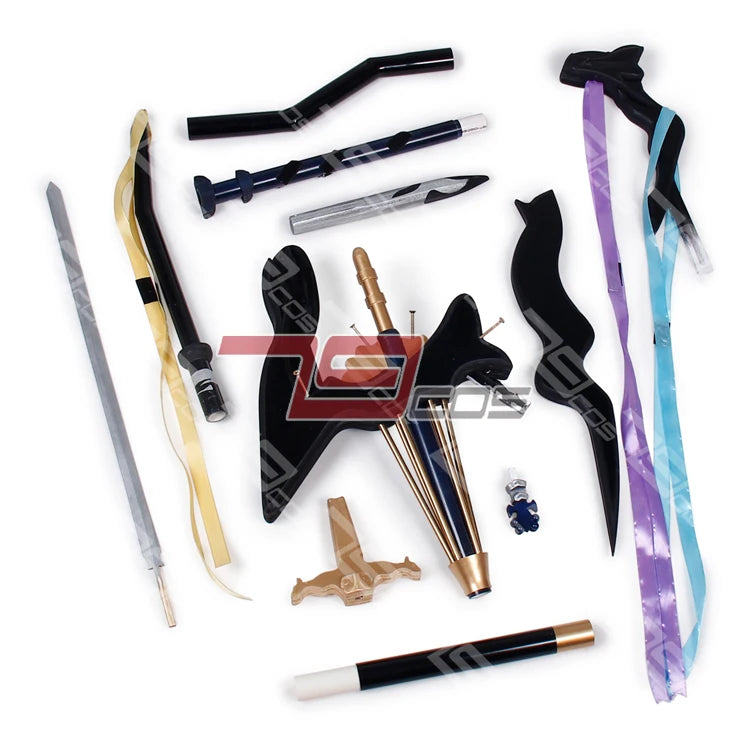 Merlin Fate Grand Order Dharma Staff  Exquisite Weapon  Cosplay Props Halloween Christmas Fancy Party Costume Accessories