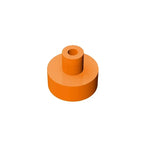 Gobricks Tile Round 1x1 with Bar and Pin Holder | Compatible Building Block