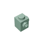Gobricks GDS-1046 Modified Brick 1 x 1 with Studs on 2 Sides | Building Block for DIY