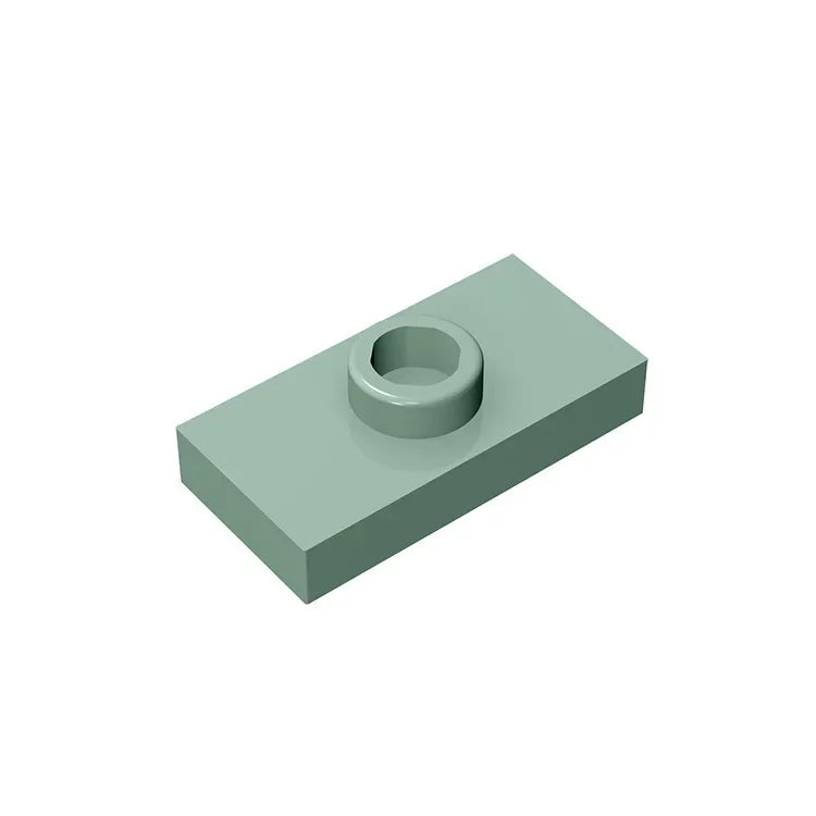Gobricks PLATE 1X2 W. 1 KNOB | Modified Building Block Compatible with Lego 15573