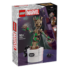 Lego Super Heroes Marvel 76297 Dancing Groot Building Block Gifts for Boys and Girls - 