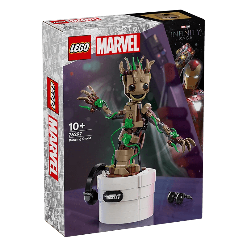 Lego Super Heroes Marvel 76297 Dancing Groot Building Block Gifts for Boys and Girls - 