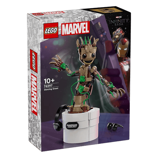 Lego Super Heroes Marvel 76297 Dancing Groot Building Block Gifts for Boys and Girls - 