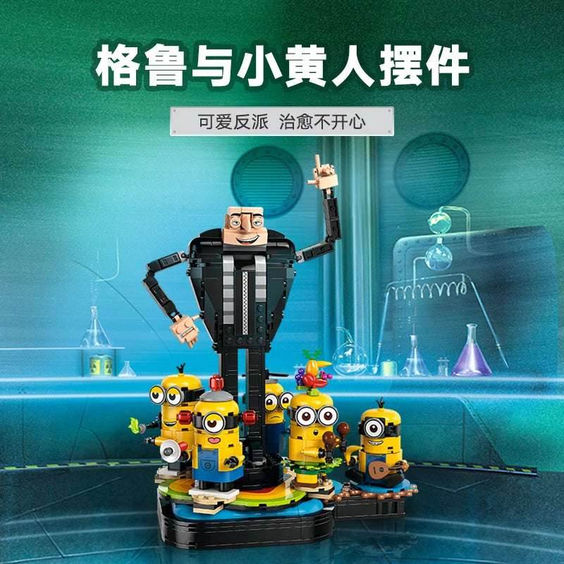 Lego Minions 75582 Build Minions for Boys and Girls Educational Children's Day Gift Toy Building Blocks - 