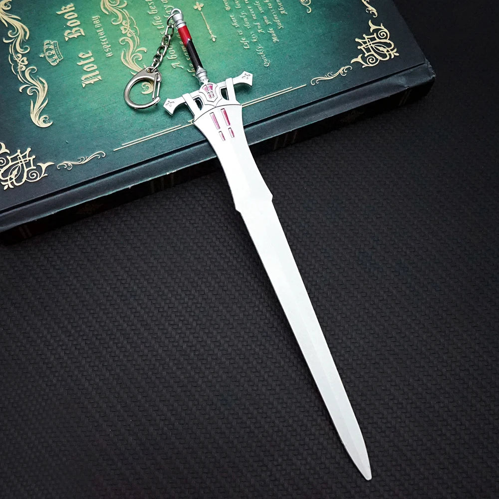 Game Keychain Clive Rosfield Sword Braveheart Key Chain Pendant Keychains for Men Game Accessories Bag Car Key Ring Jewelry