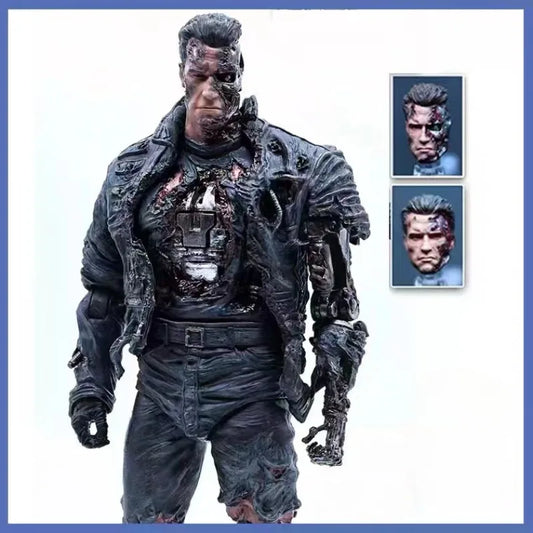 NECA 7 pulgadas Terminator serie T-800 guerra versión dañada junta de PVC figura de acción móvil juguete de modelos coleccionables figuras regalos