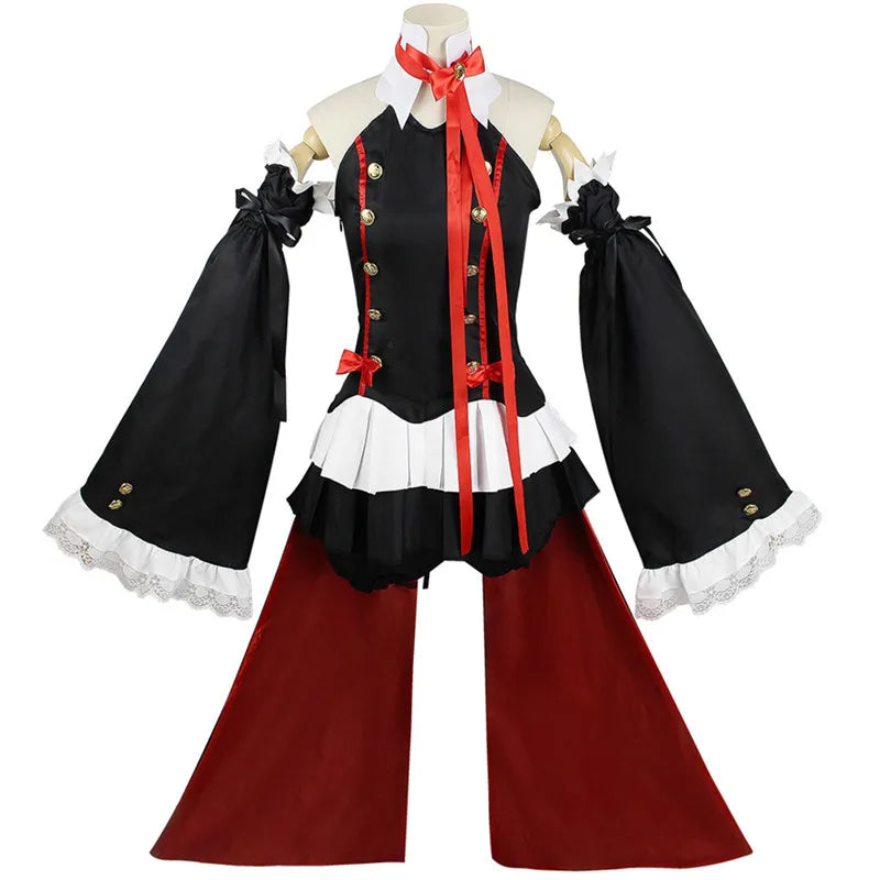 Seraph Of The End Krul Tepes disfraz de Cosplay uniforme Anime Owari no Seraph Witch Vampire Curl tepes ropa para mujer