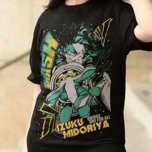 Deku Streetwear T-Shirt: Fire Style Japan Cotton Tee