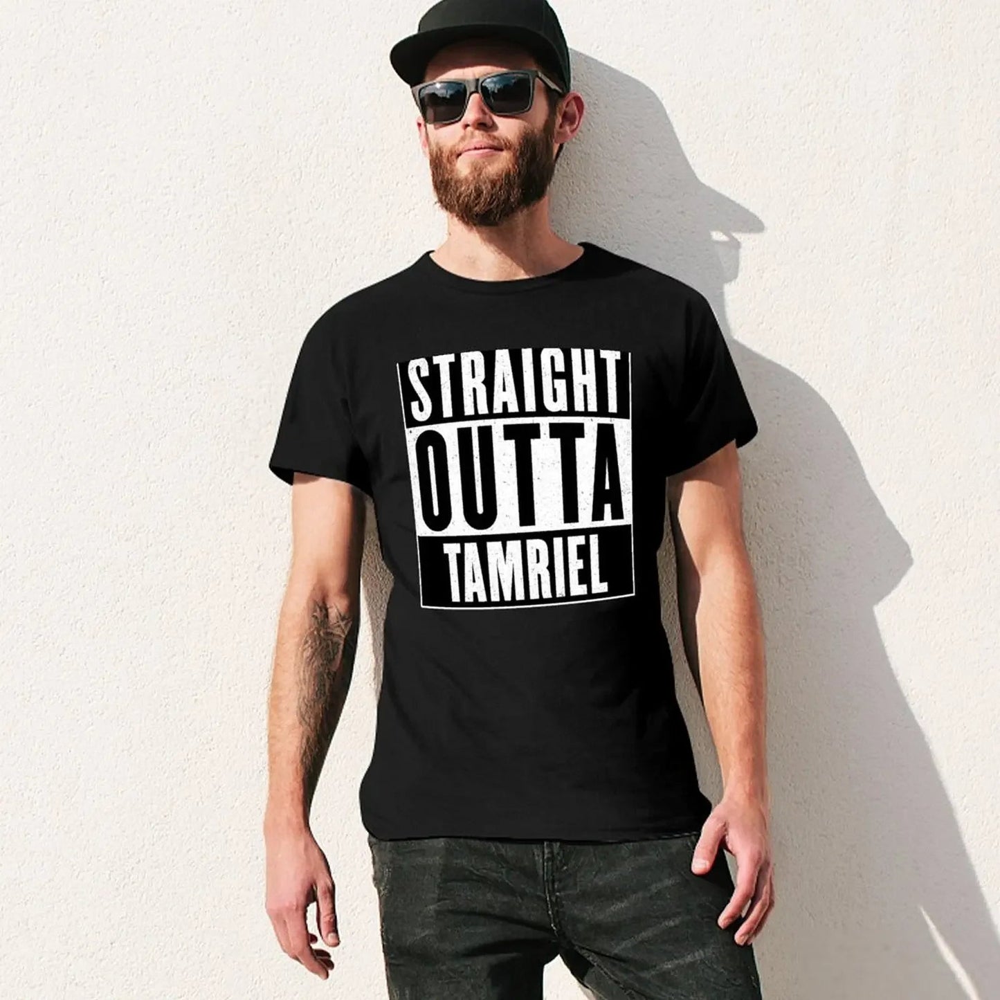 Straight Outta Tamriel T-Shirt cute tops sweat mens t shirt