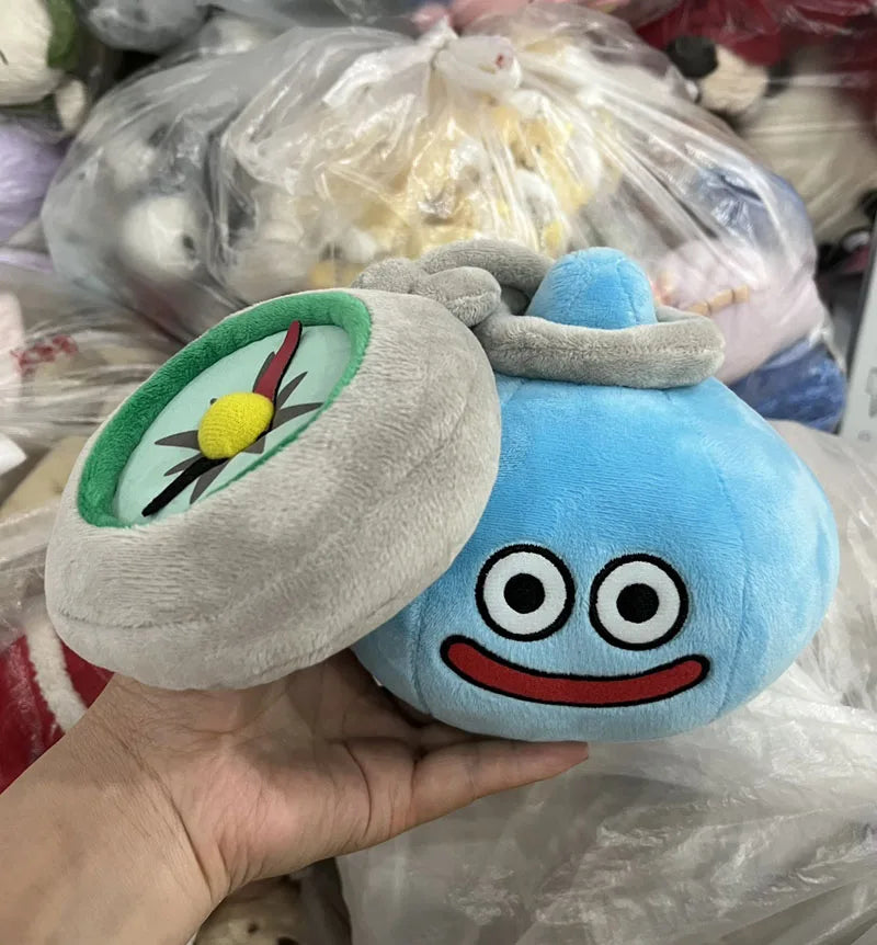 Dragon Quest Walk Slamichi Slime With Clock Big Plush Stuffed Doll 25cm Kids Toys Boys Children Christmas Gifts