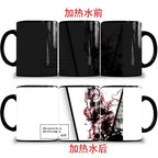 One Piece Color Changing Mug: Nika Luffy & Ace Magic Cup