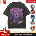 Naruto Washed T-Shirt: Retro 2026 Japanese Cotton Tee