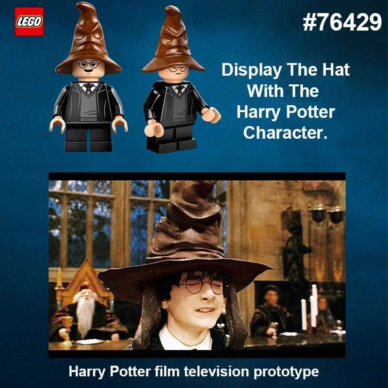LEGO 76429 Talking Sorting Hat 561 PCS for Harry Potter fans Buiding Blocks Model DIY Toys For Boys Girl Gift ages 18+ - 76429