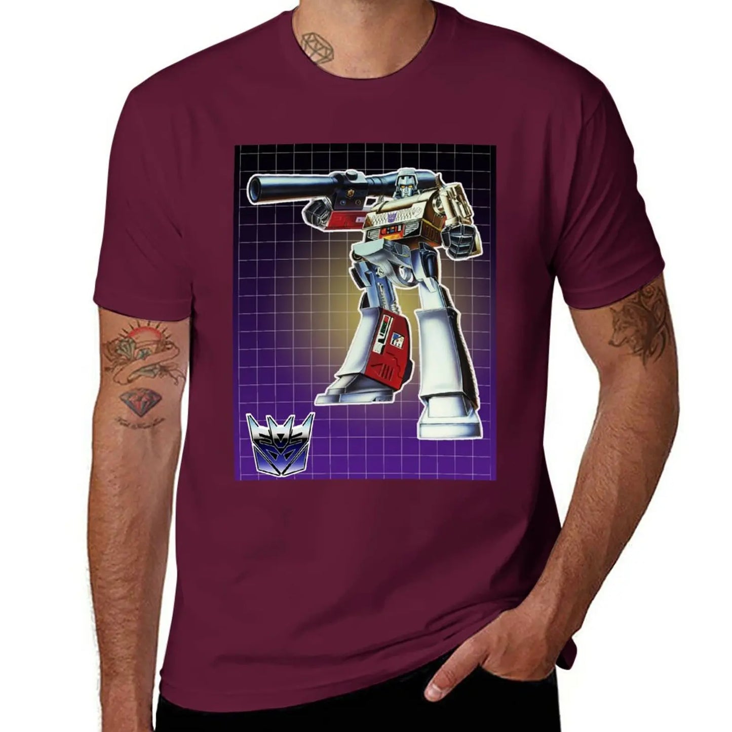 Nueva camiseta MEGATRON G1 BOX ART, camiseta de manga corta, camisetas gráficas personalizadas, ropa para hombre
