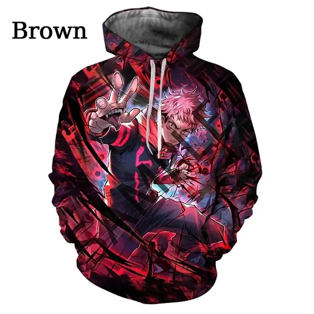 Jujutsu Kaisen Satoru Gojo Hoodie Anime Manga Sweatshirt