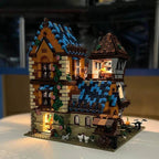 2843PCS Medieval Tavern Building Block Creative City Street View MOC Model Bricks Creative Desktop Ornaments Toys Gifts For Kids - Medieval Tavern