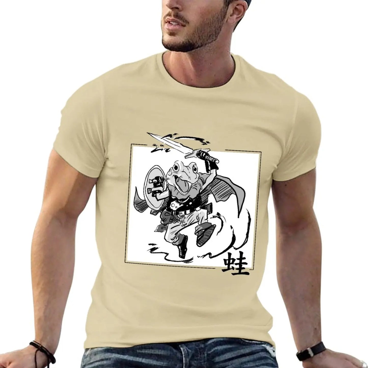 Chrono trigger frog T-Shirt summer top custom t shirts quick drying shirt mens t shirts casual stylish