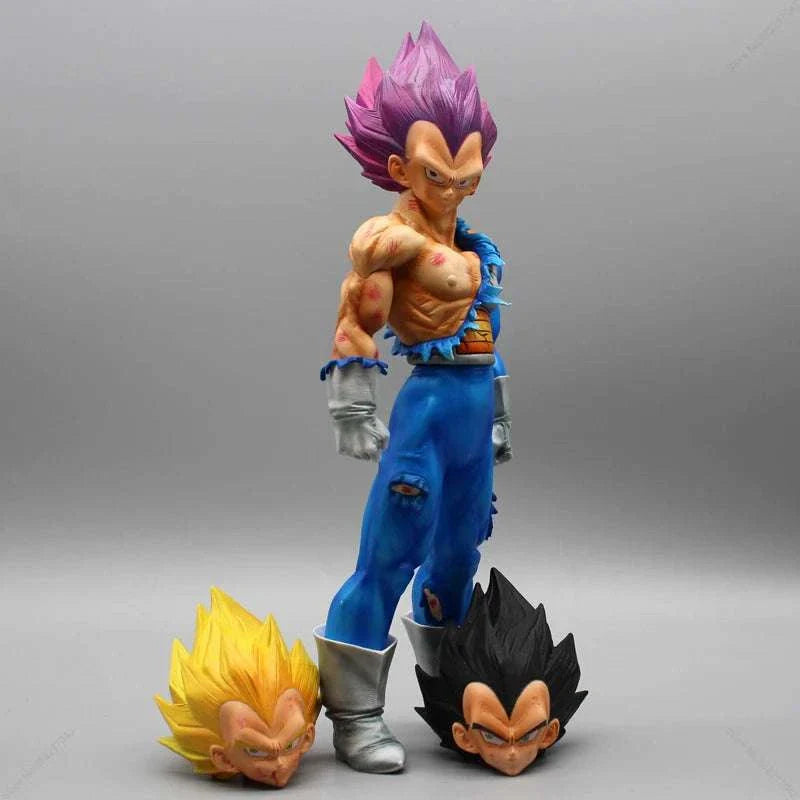 Ultra Ego Vegeta Anime Figure, Dragon Ball Z Gods of Destruction Action Figurines Statue 31 CM