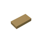 Gobricks GDS-566 Tile 1 x 2 with Groove | Compatible Building Block