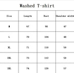 Dark Manga Pattern T-Shirt Japanese Anime Streetwear