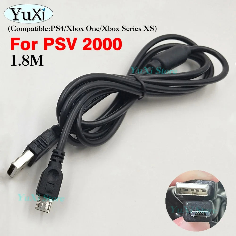 USB Charging Cable for PS Vita 1000 2000 and PSP 1000 2000 3000 | Multi-Device Data Sync and Power Cord