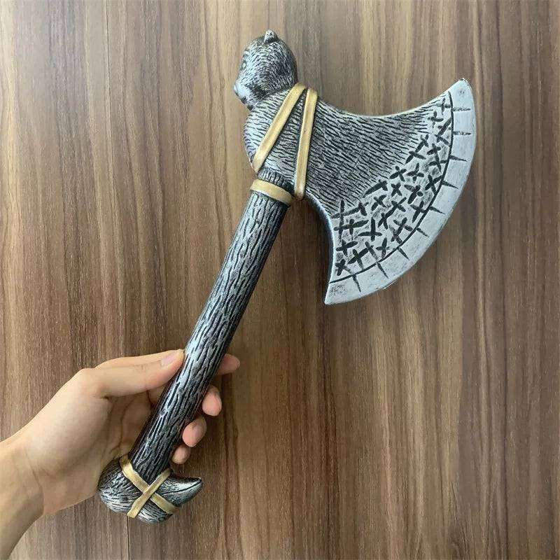 1:1 Battle Beast King Sword Cosplay Chaos Blade War Warrior Weapons Sacrifice Role Prop Skull Knife Carnival Safety PU Model Toy