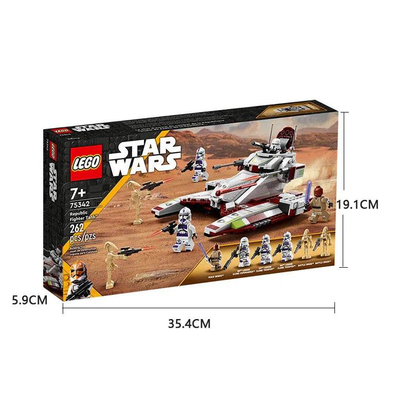 Play out thrilling battles with this buildable tank toy playset,75342 LEGO featuring popular Star Wars - United States