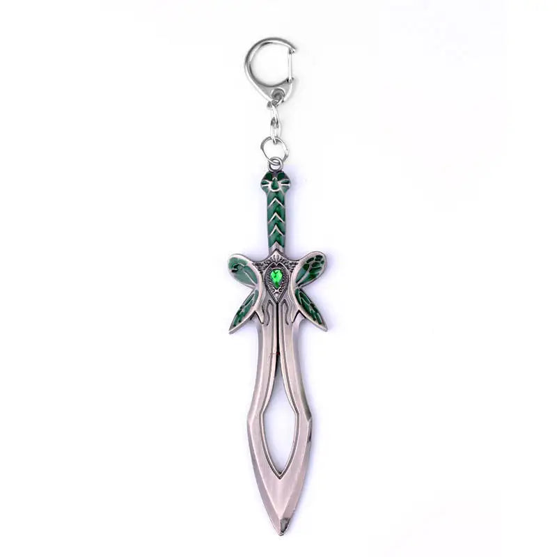 Dota 2 keychain Pudge Toys Game Weapons Sword Talisman Props Ornaments Car Styling Decor Gift for Player