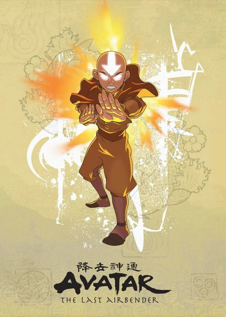 Avatar The Last Airbender Anime Posters and Prints Canvas Painting Wall Art Pictures for Living Room Home Decor Cuadros