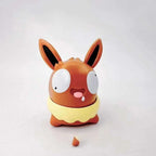 8 PCS Silly Pokemon Mini Figurine Set, Pikachu Bulbasaur Charmander Squirtle Cute PVC Action Figures