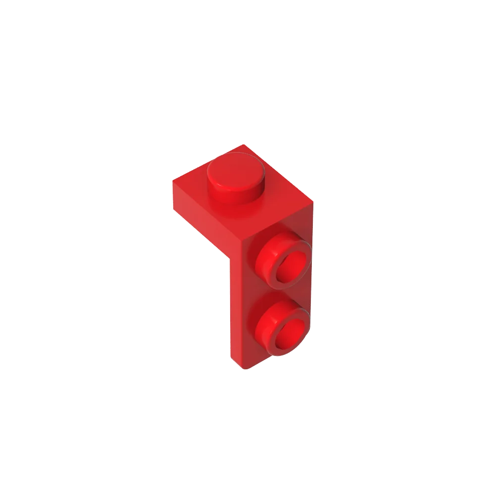 Gobricks Bracket 1 x 1 - 1 x 2 | Compatible Building Block