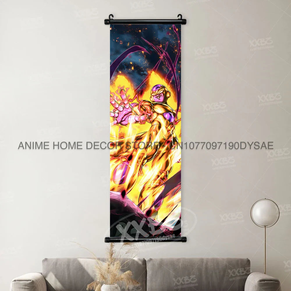 Dragon Ball Posters: Goku & Vegeta Anime Wall Scrolls
