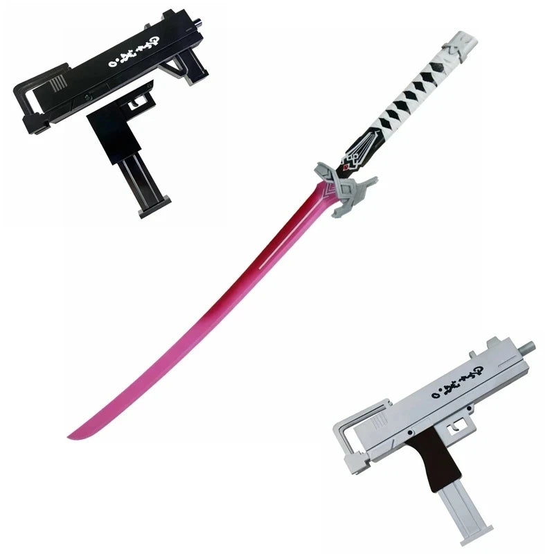 Game Honkai Star Rail Kafka Cosplay Role Prop Weapon Models PVC Gun Wood Detachable Knife Anime Accessories Kids Toys Halloween