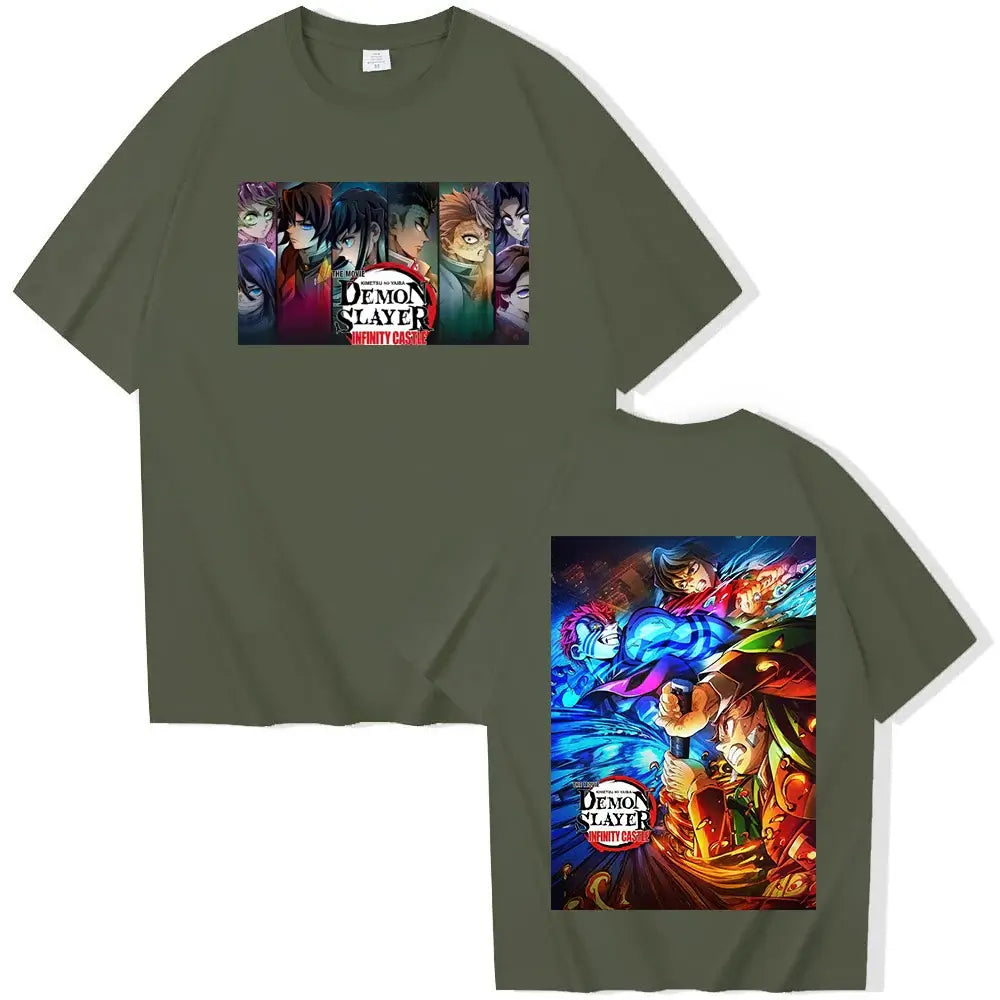 Demon Slayer Infinity Castle T-Shirt Harajuku Fan Gift