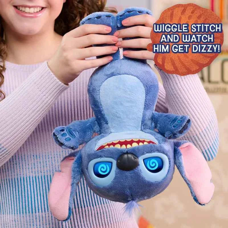 Interactive Cartoon Alien Plush Toy 35cm (14") – Talking Light-Up Stuffed Doll with Sound Effects & LCD Eyes